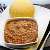 Okro Beef Eba