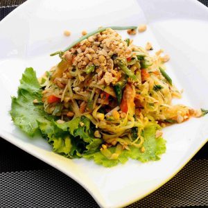 Som-Tum Koong/Chae(Papaya Salad)
