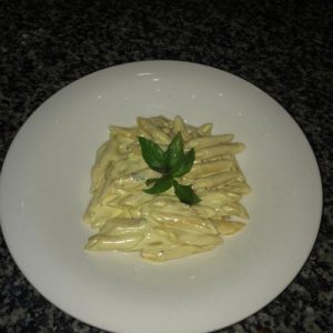 Rigatoni quattro fromaggi